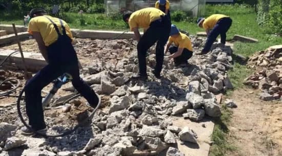 Основные методы демонтажа бетона